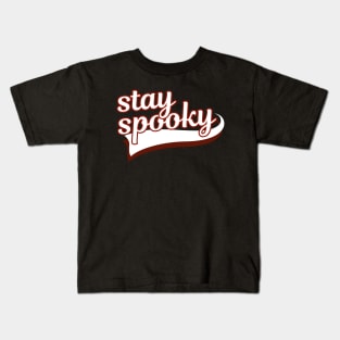 Stay Spooky  For A Sporty Halloween Kids T-Shirt